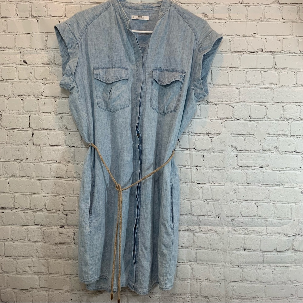 denim shirt dress mango Mango | Dresses | Mango Mgo Denim Belted Shirt Dress